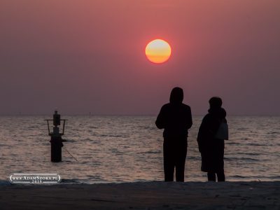 Plaża Gdańsk i Sopot o świcie. Zatoka Gdańska. Plaża Gdańsk i Sopot o świcie. Zatoka Gdańska.