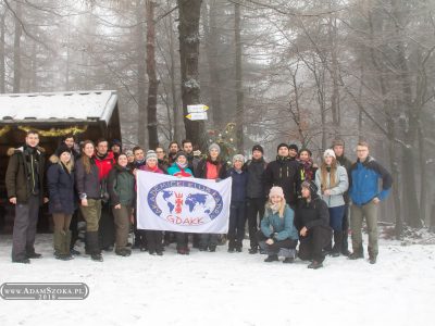 Beskid Mały, sylwester z AKT GDAKK. Polskie góry, Beskidy.