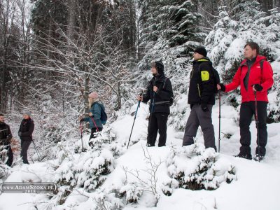 Beskid Mały, sylwester z AKT GDAKK. Polskie góry, Beskidy.