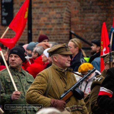 Gdańsk - parada z okazji Święta Niepodległości Święto Niepodległości i parada na starym mieście