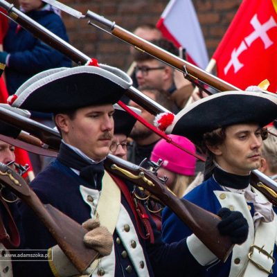 Gdańsk - parada z okazji Święta Niepodległości Święto Niepodległości i parada na starym mieście